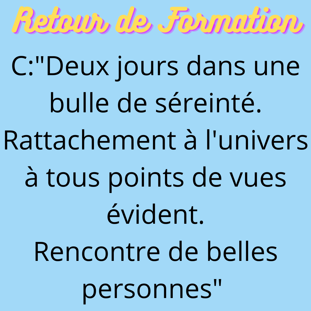 Un stage riche en decouvertes des decouvertes humaines mais aussi des decouvertes de soi de ses capacites pour certaines insoupconnees fanny dispense une formation a son image avec